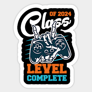 Class Of 2024 Level Complete Graduation kids Sticker